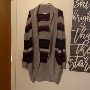 Grey cardigan 3x runs small more like a 2x